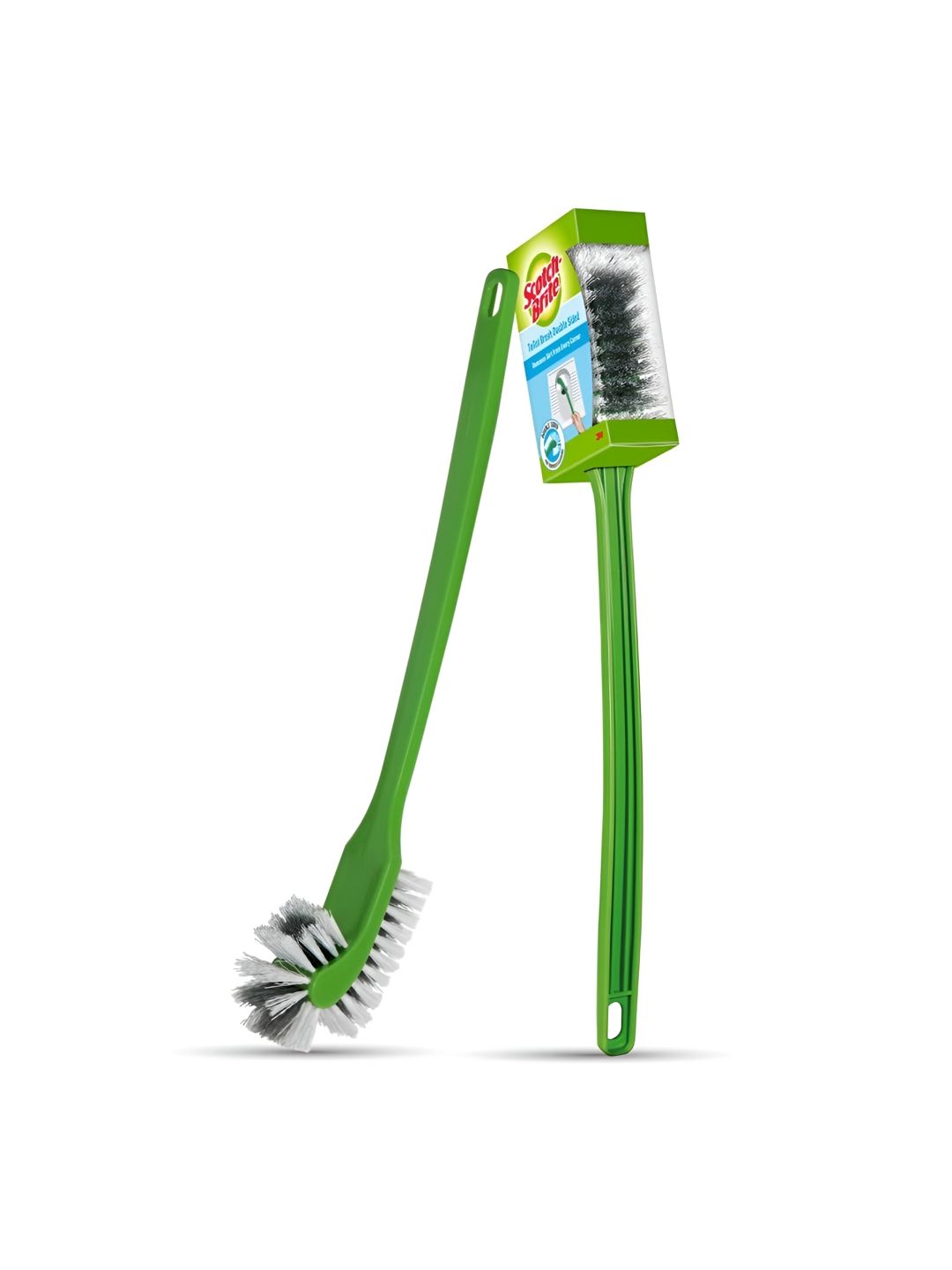 SCOTCH BRITE Green Double Sided Toilet Brush-picture-34