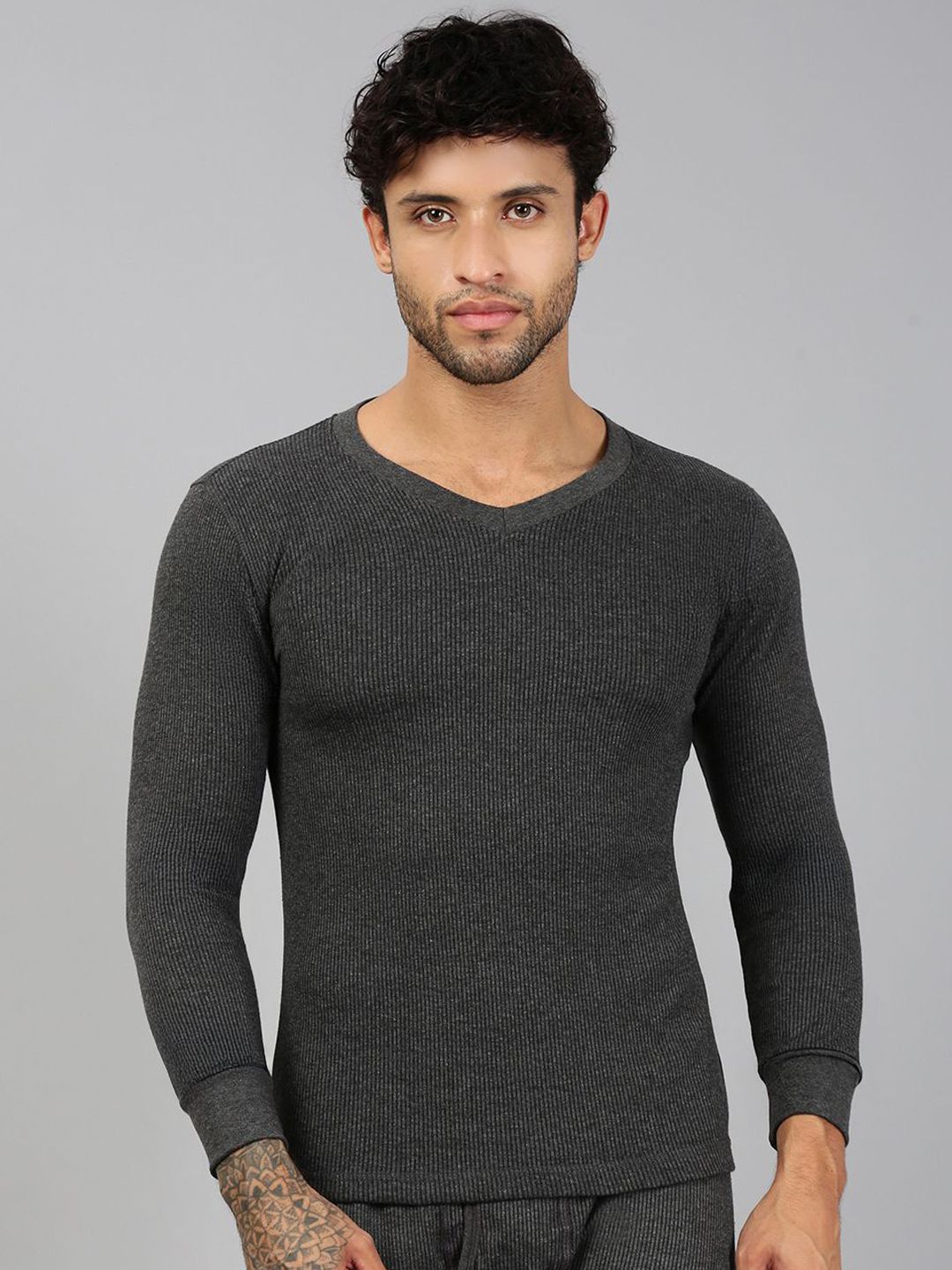 Lux Cozi Pure Cotton V-Neck Thermal Top-picture-49