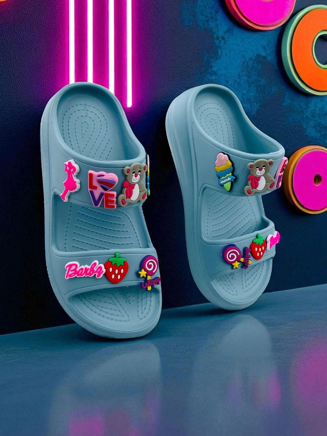 FABBMATE Unisex Kids Open Toe Flats-picture-20