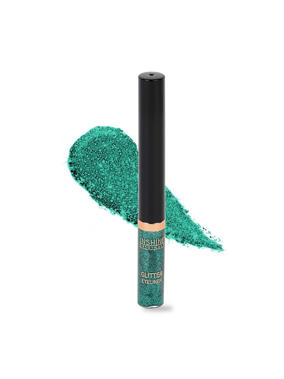 Inshine Glitter Sparkling Water & Smudge Proof Liquid Eyeliner - 2 ml - Emerald Green-image-9
