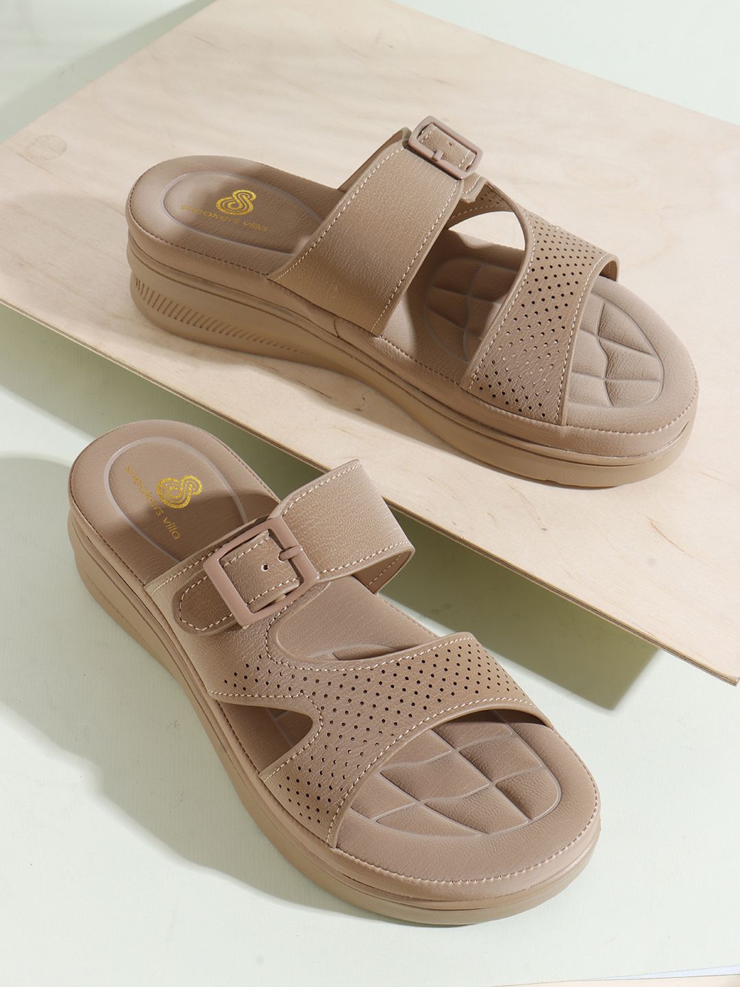 sneakers villa Flatform Sandals with Buckles-picture-11