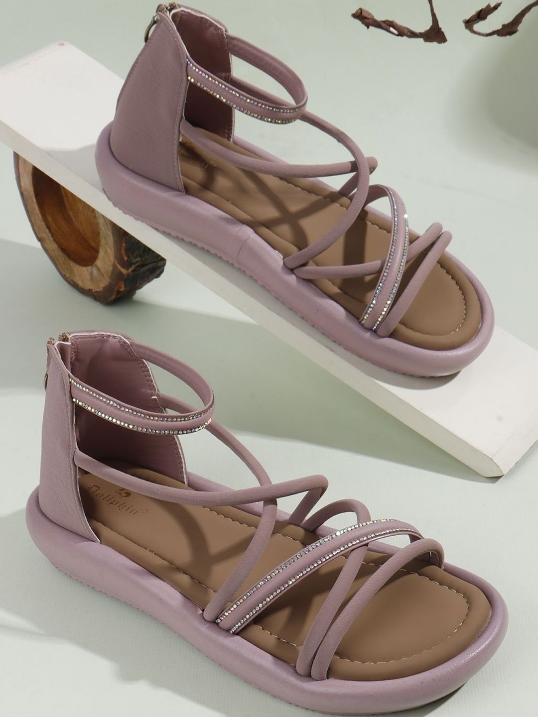 Dollphin Women Open Toe Casual Flats-picture-17