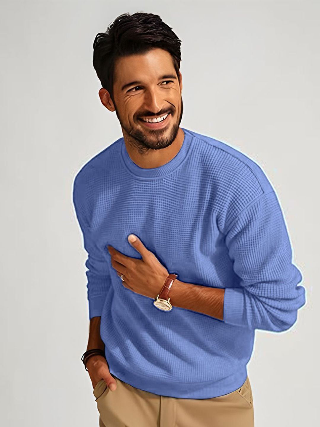TYSORT Woollen Round Neck Pullover-image-39