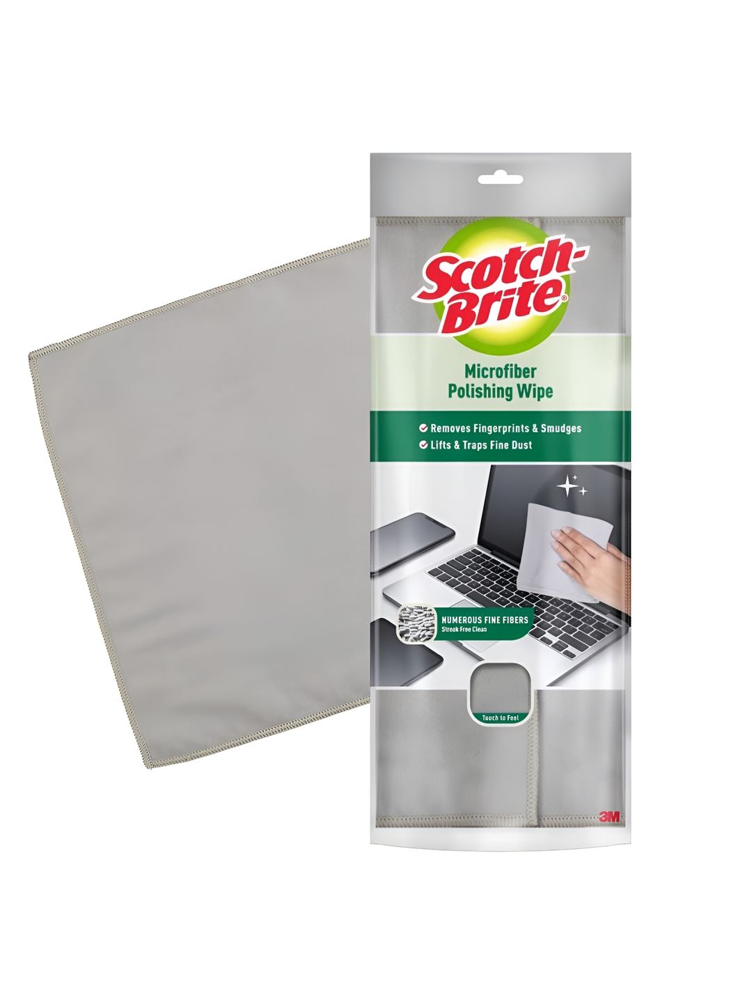SCOTCH BRITE Grey Microfiber Polishing Wipe-image-44
