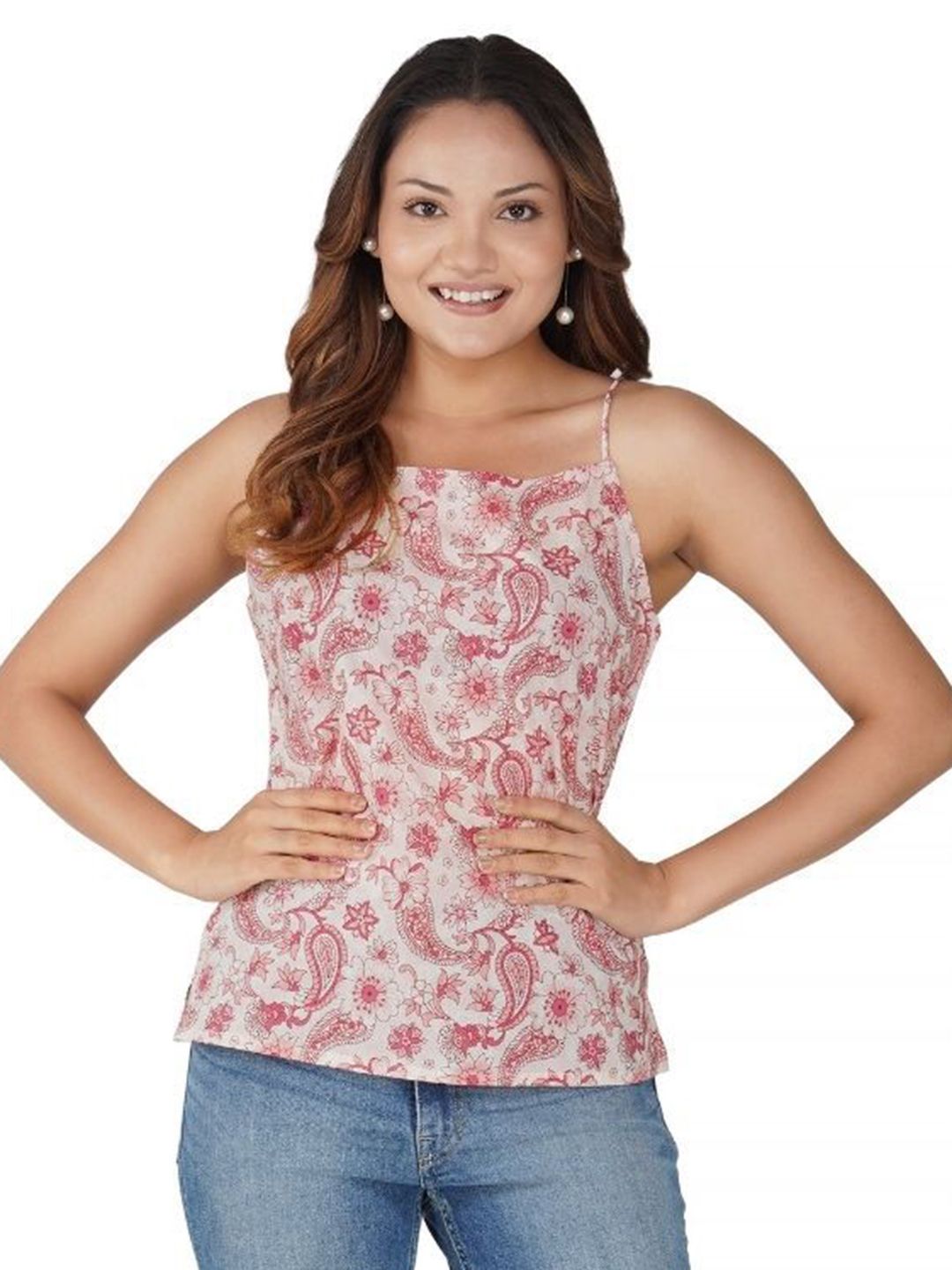 30 Looks Print Cotton Top-picture-29