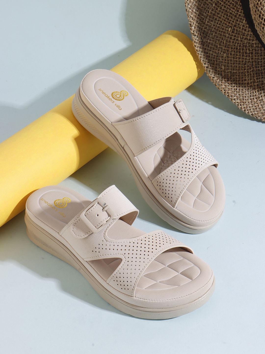 sneakers villa Flatform Sandals with Buckles-picture-42
