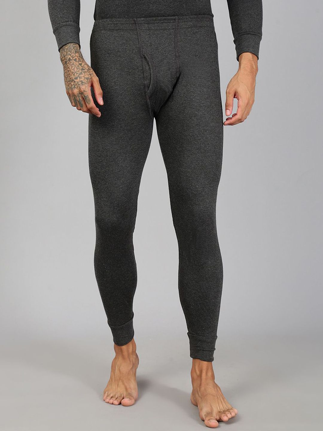 Lux Cozi Men Solid Cotton Thermal Bottoms-image-15