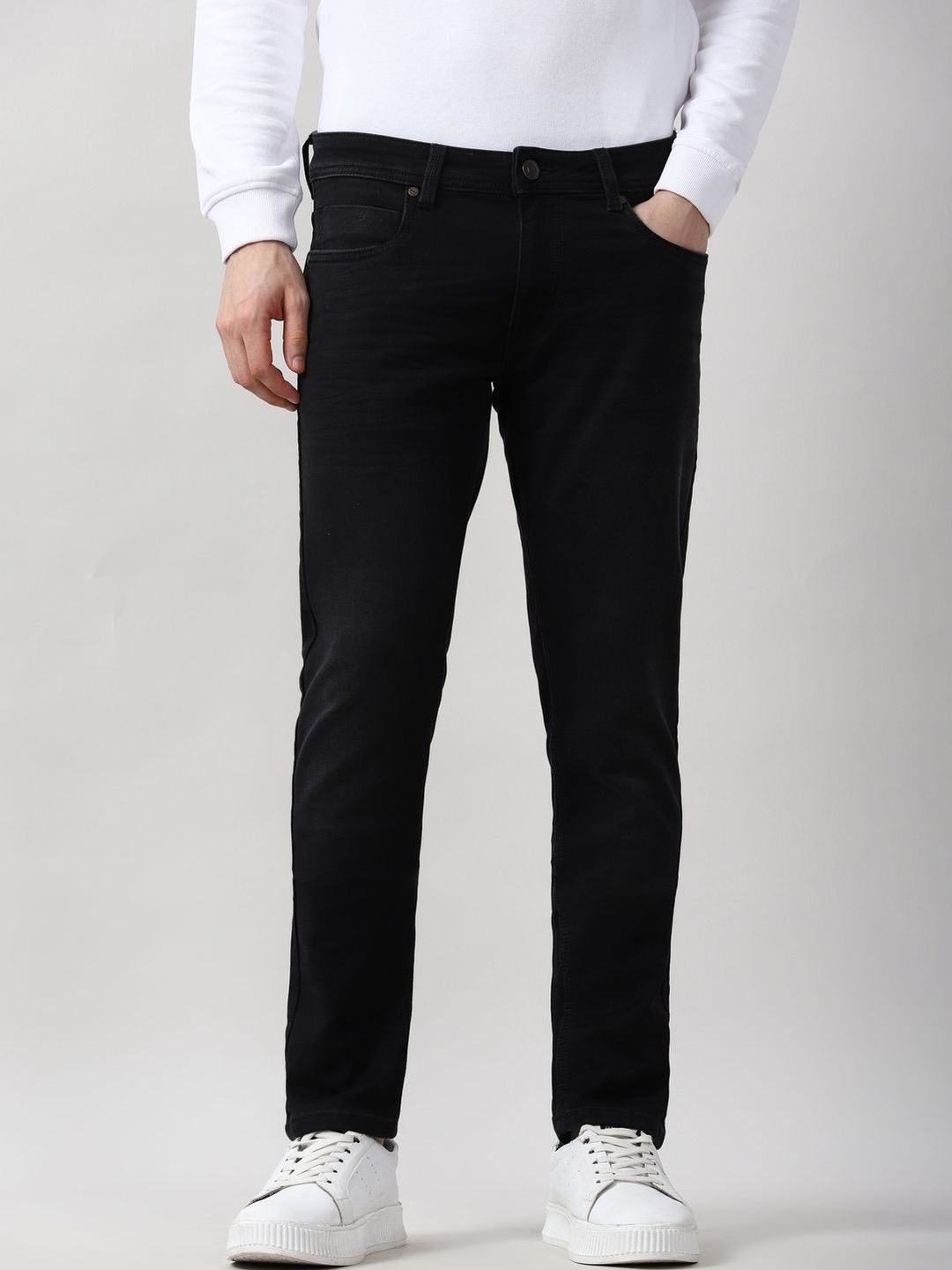 Peter England Casuals Men Skinny Fit Mid-Rise Jeans-picture-52