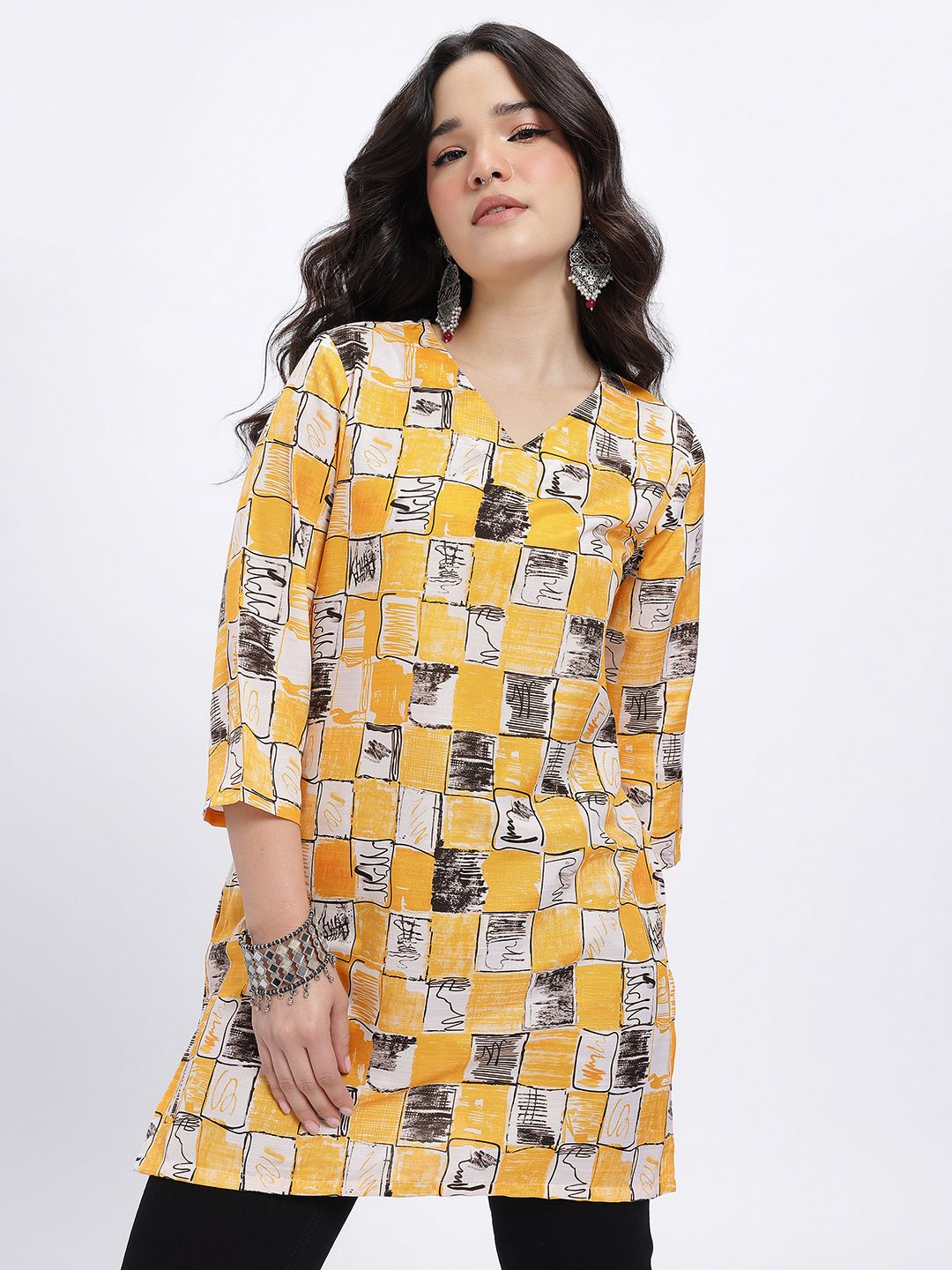 Anouk Rustic Printed Straight Kurti-picture-56