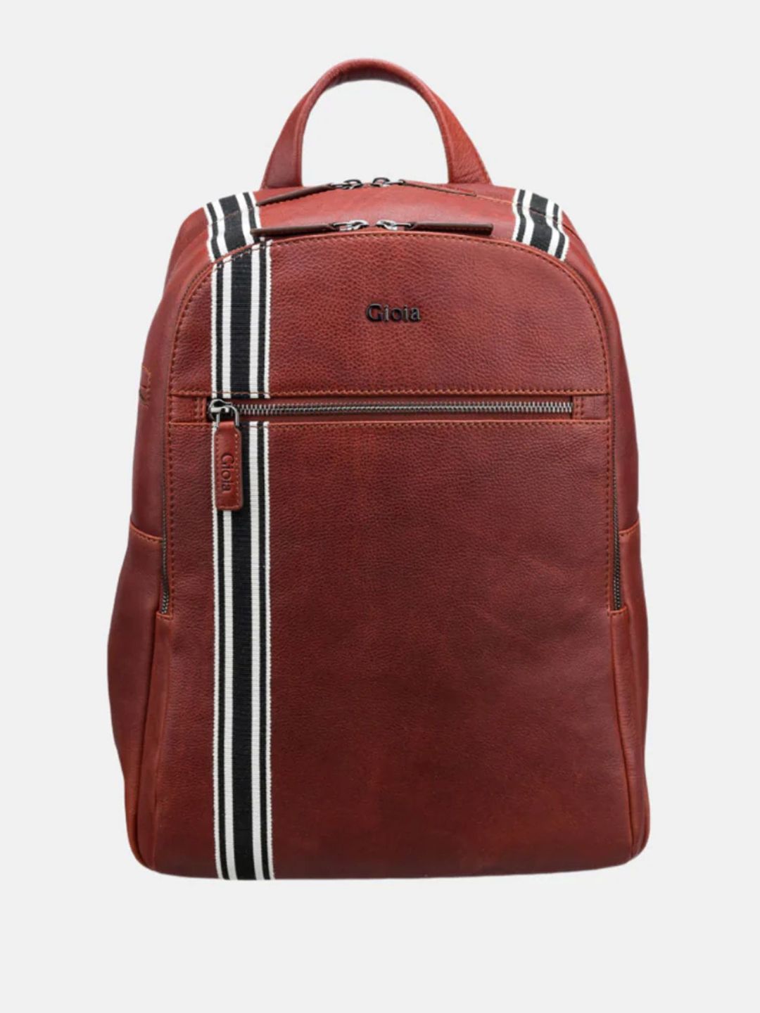 GIOIA Men Textured Leather Backpack-picture-20