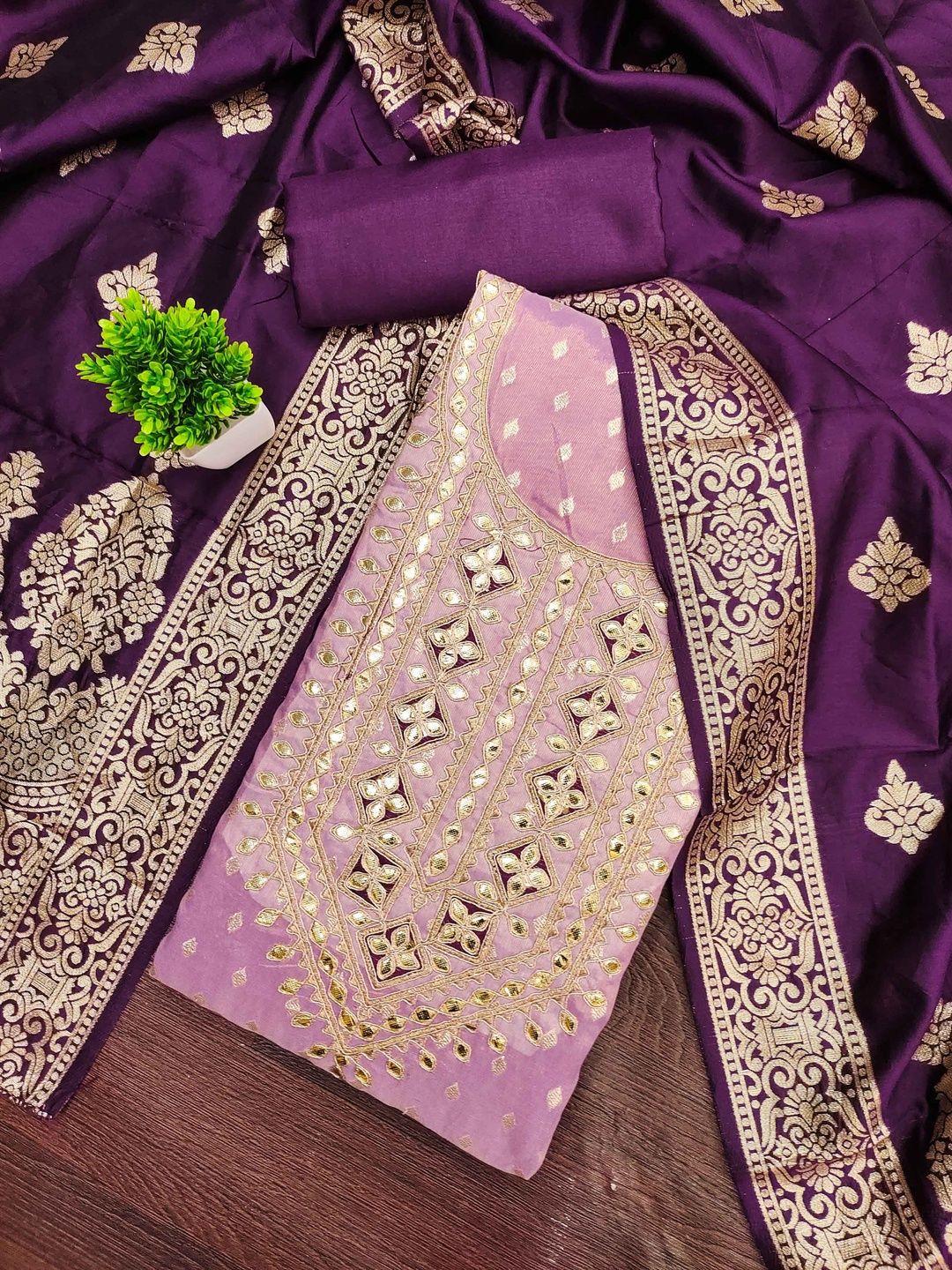 KALINI Unstitched Dress Material-picture-20