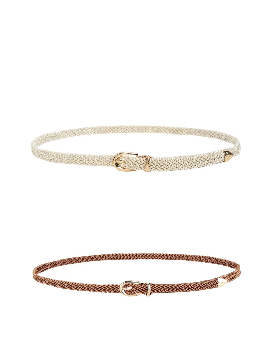 CRUSSET Girls Pack Of 2 Textured Belt-picture-48