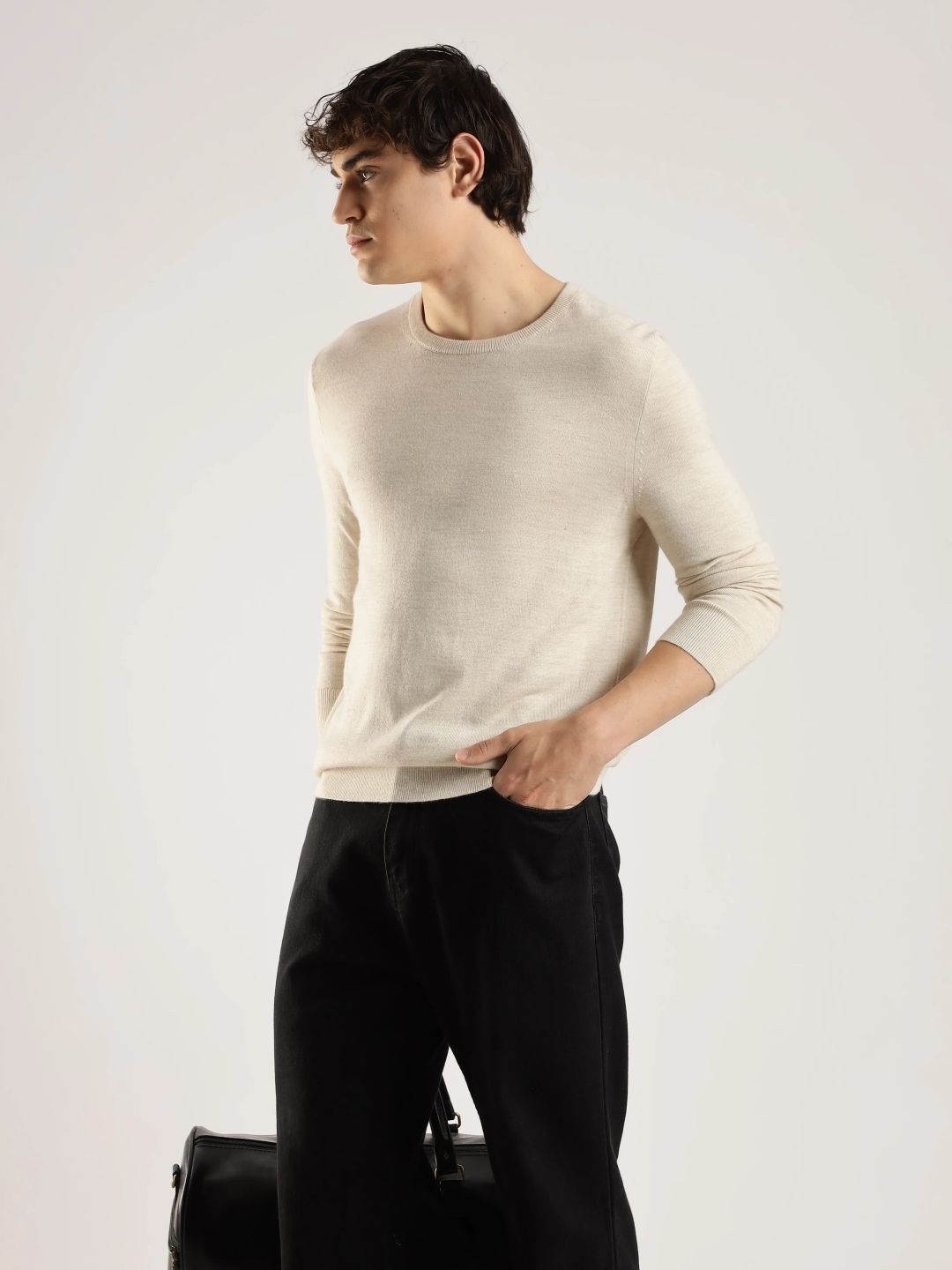 Calvin Klein Jeans Men Round Neck Pullover Sweater