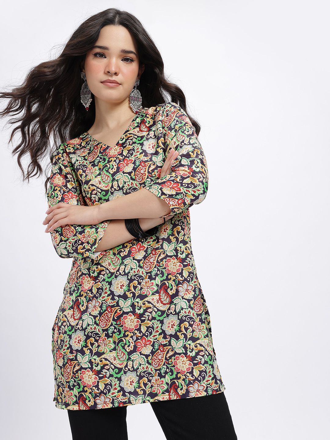 Anouk Rustic Printed Straight Kurti-picture-21