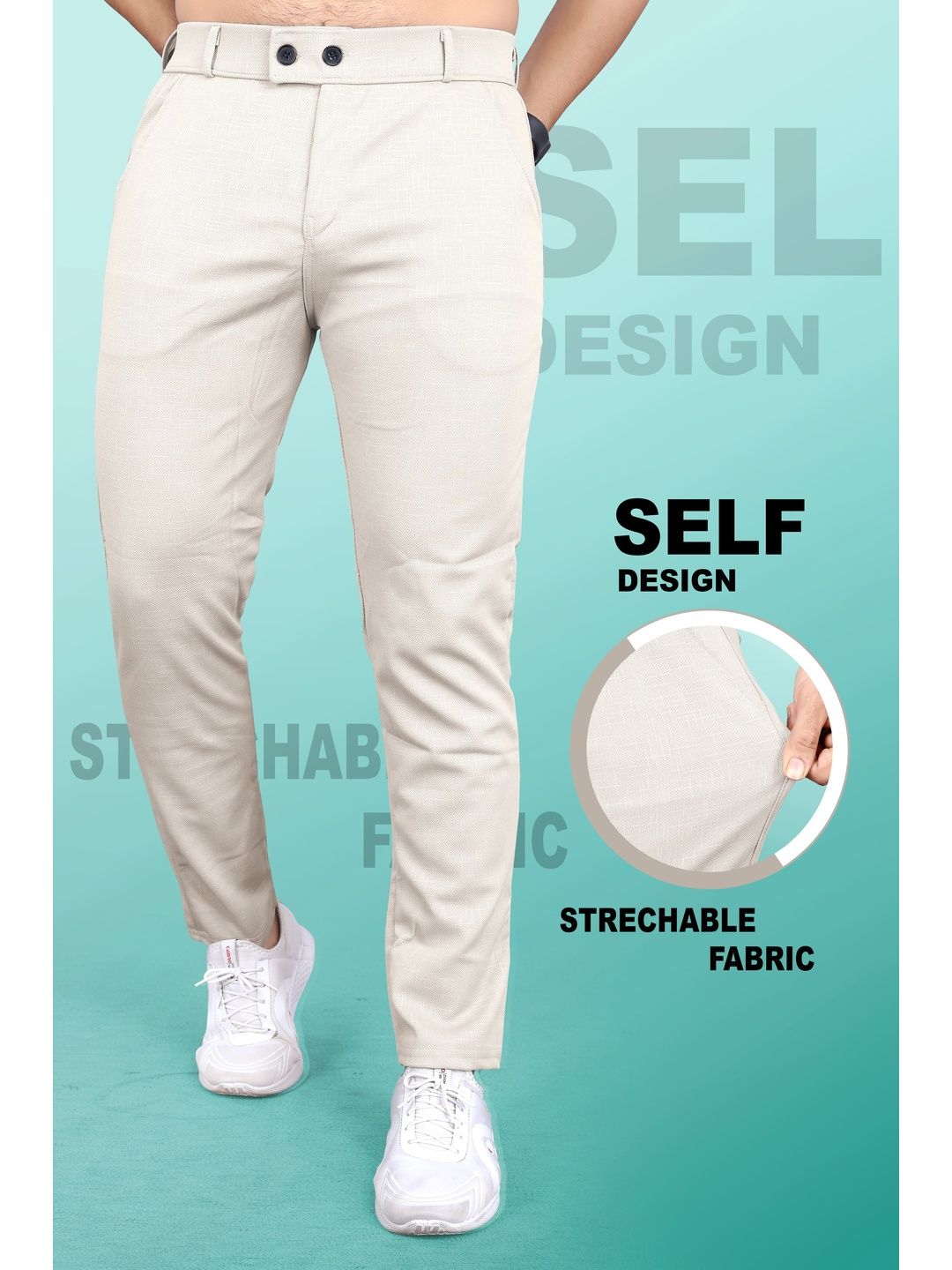 INDICLUB Men Relexed Fit Chinos-picture-20