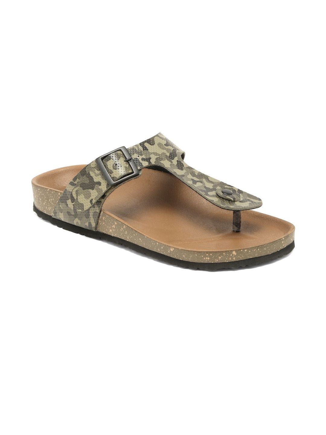 Kosher Men Casual T-Strap Flat Flip-Flops-picture-11