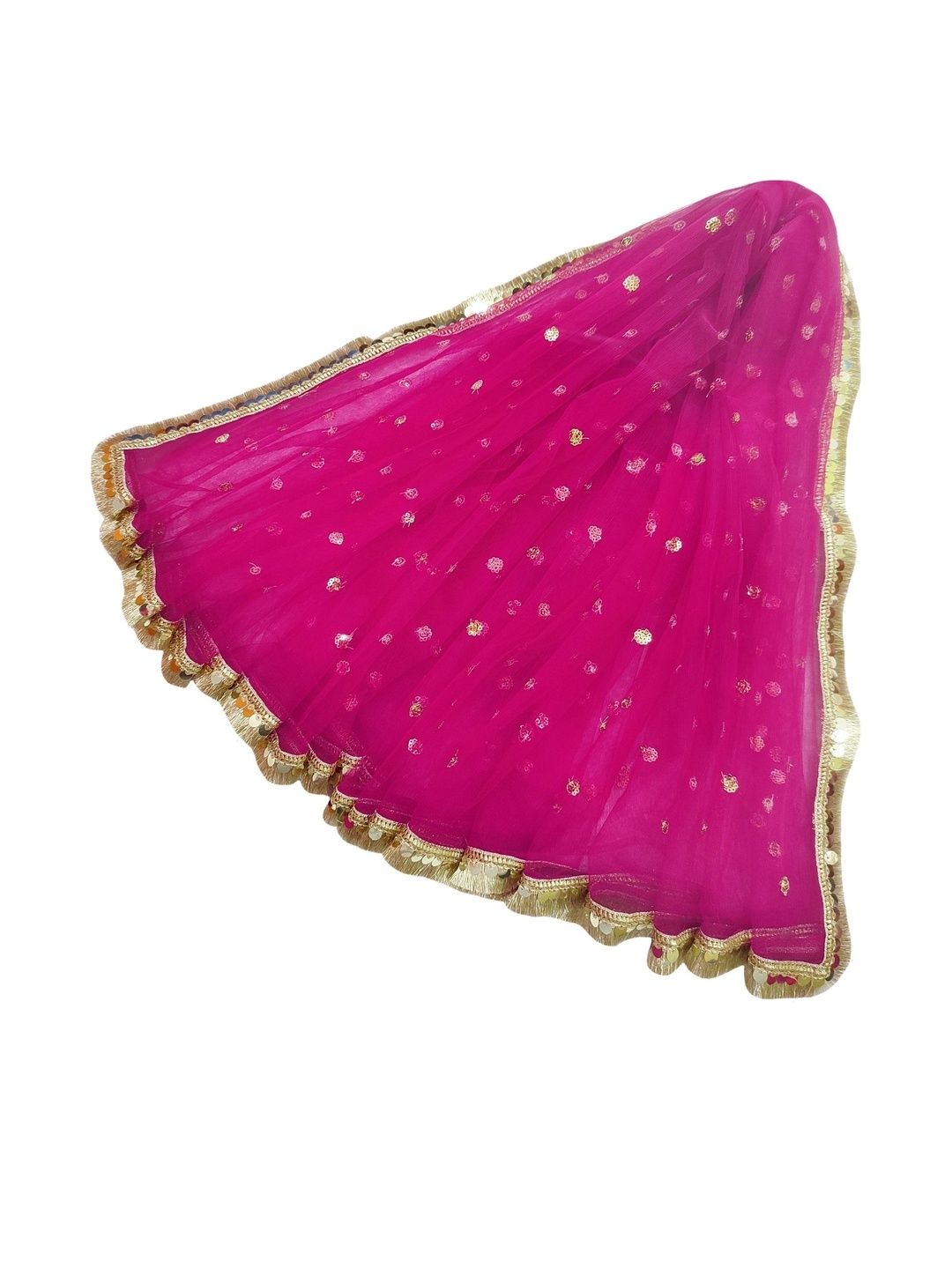 Navti Creations Pink Sequinned Embroidered Dupatta-picture-13