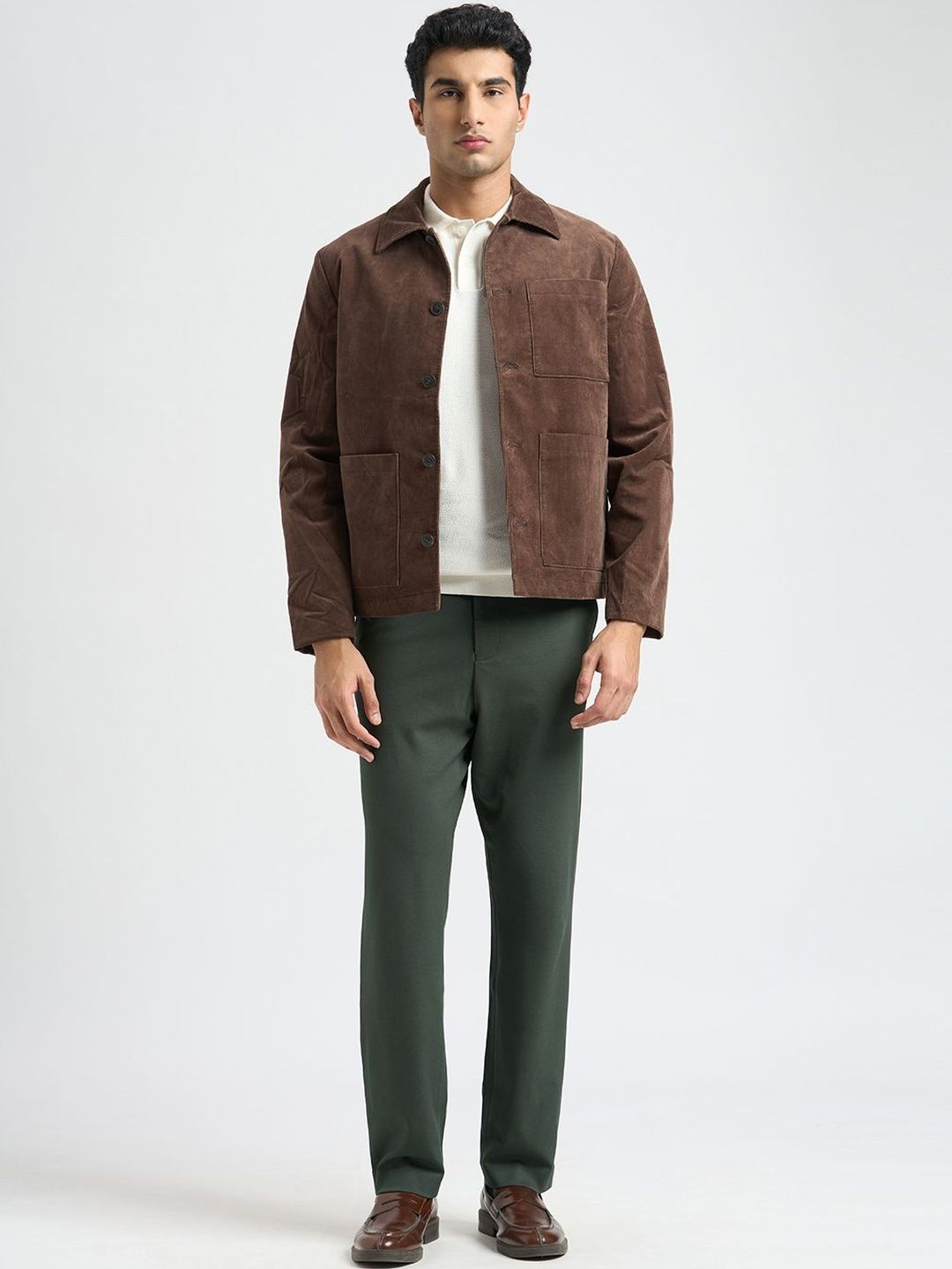 SELECTED Men Regular Fit Trousers-picture-29