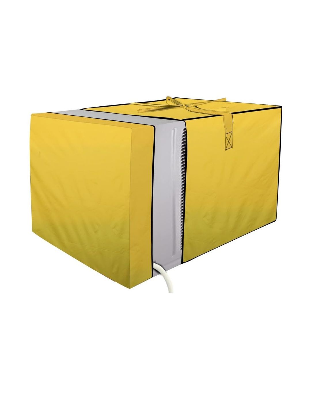 Stylista Yellow Solid Waterproof Air Conditioner Covers-picture-28
