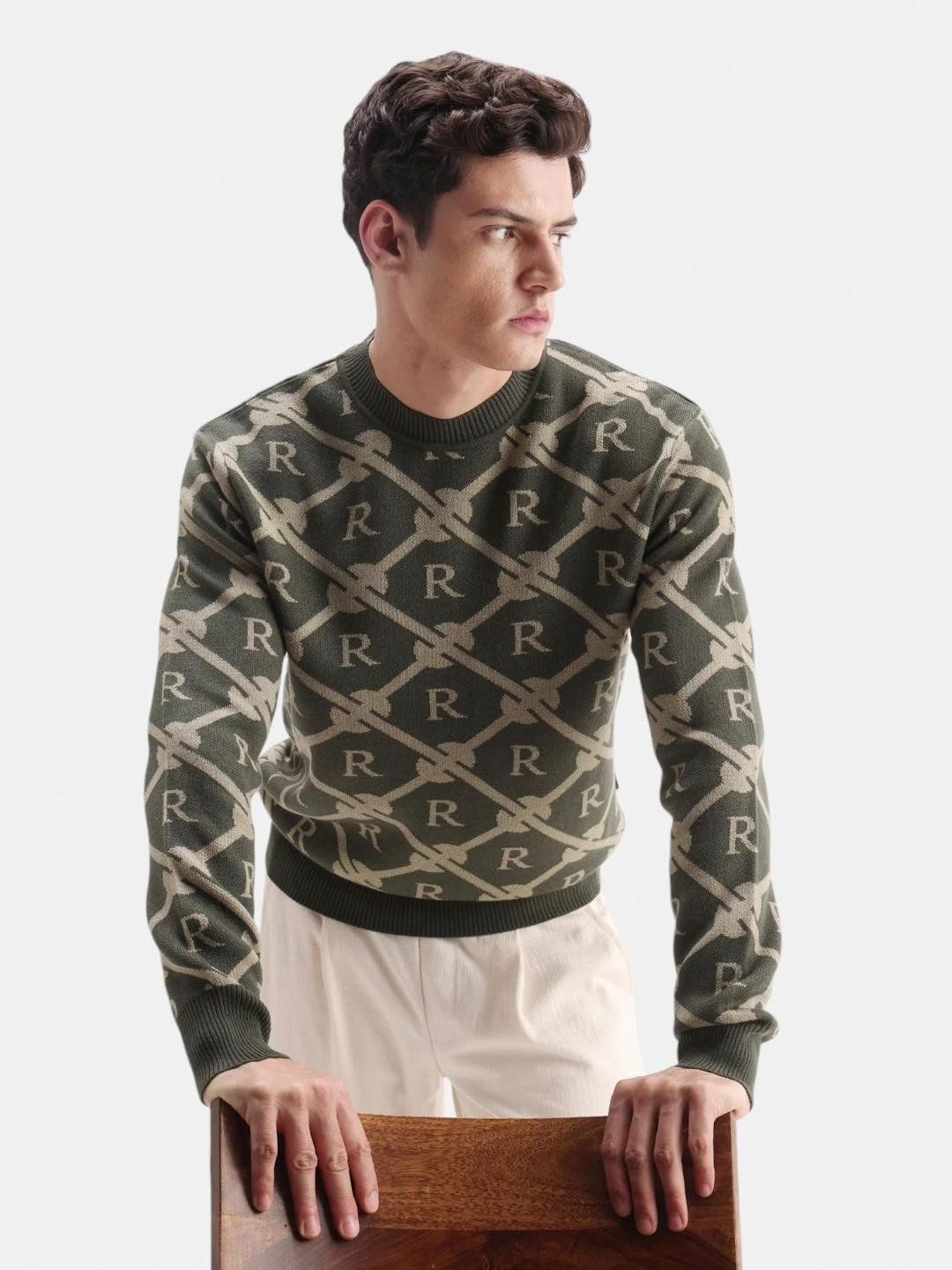 RARE RABBIT Men Printed Pullover Sweater-picture-21