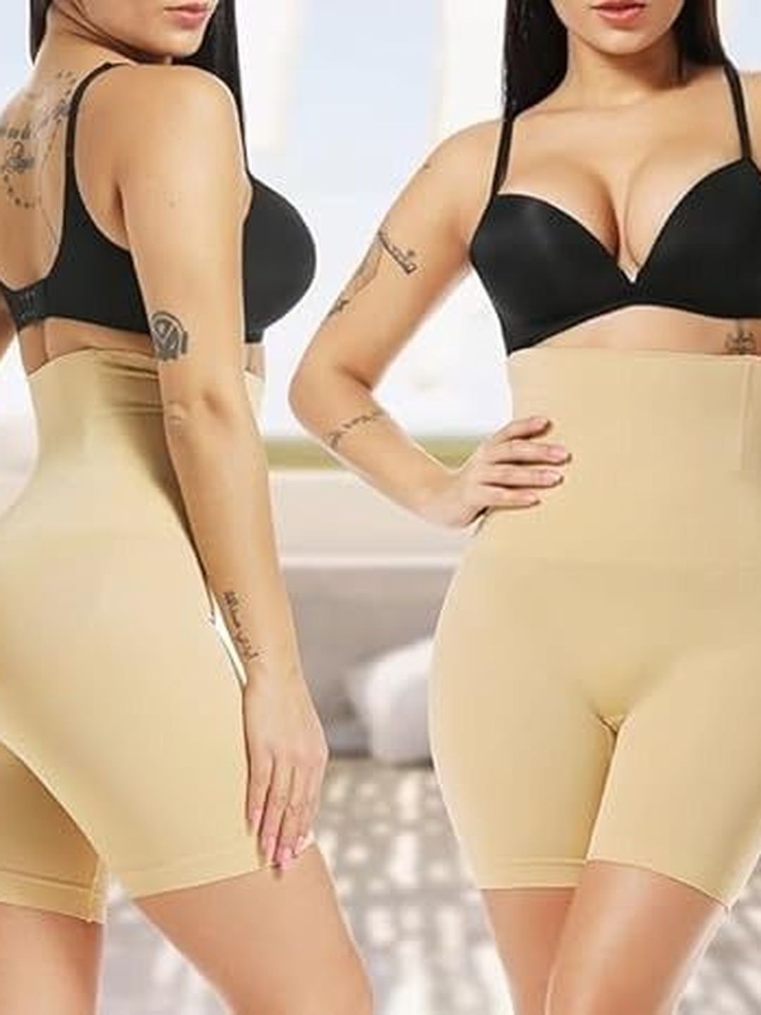 Eleg & Stilance Women Beige Tummy Control Shapewear-picture-26