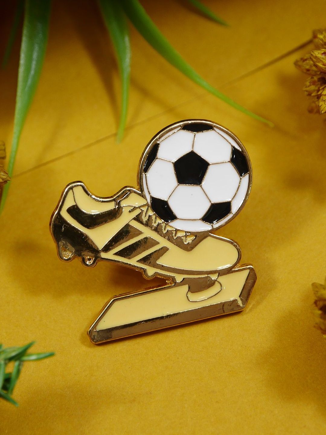 ADORN Unisex Football Shoe & Ball Enamel Statement Lapel Pin Brooch-picture-36