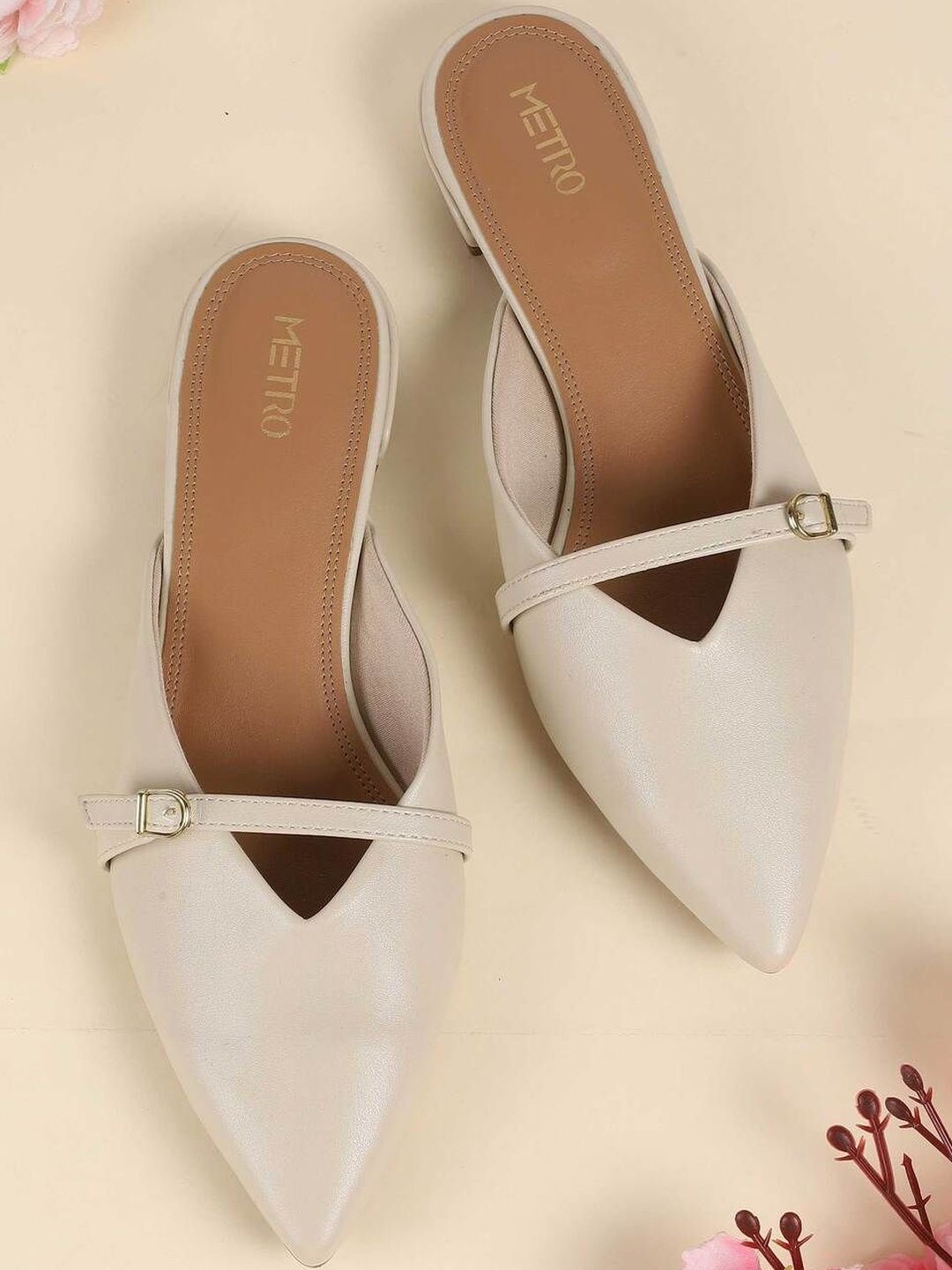 Metro Women Pointed Toe Mules-image-24