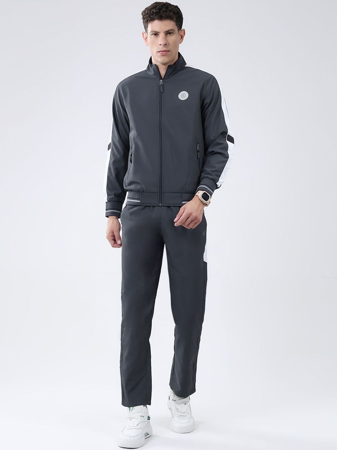 Monte Carlo Men Mock Collar Long Sleeves Tracksuits-picture-31