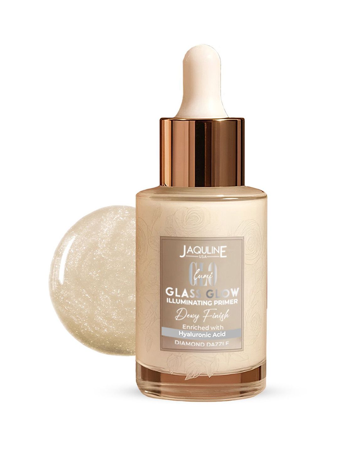 Jaquline USA Lumi Glo Glass Glow Illuminating Primer - 30 ml - Diamond Dazzle-picture-48
