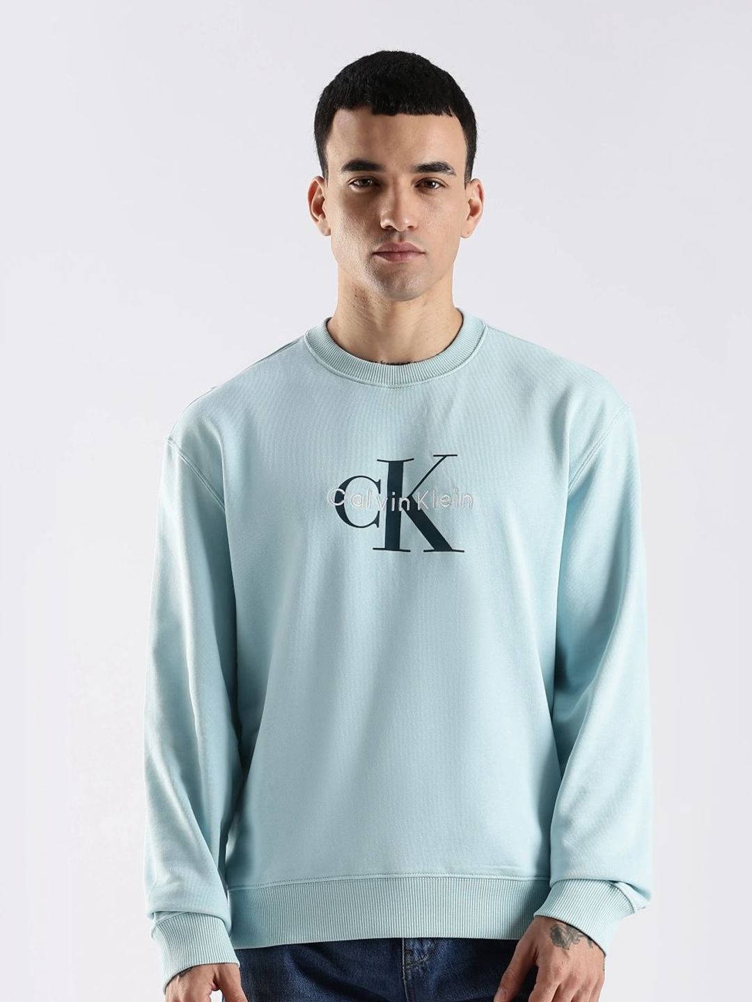 Calvin Klein Jeans Men Brand Logo Printed Sweatshirt-picture-27