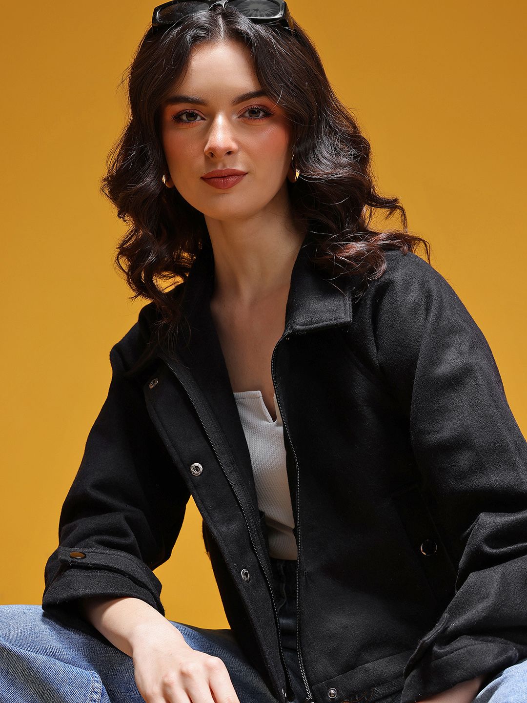 HERE&NOW Crop Tailored Jacket-picture-14