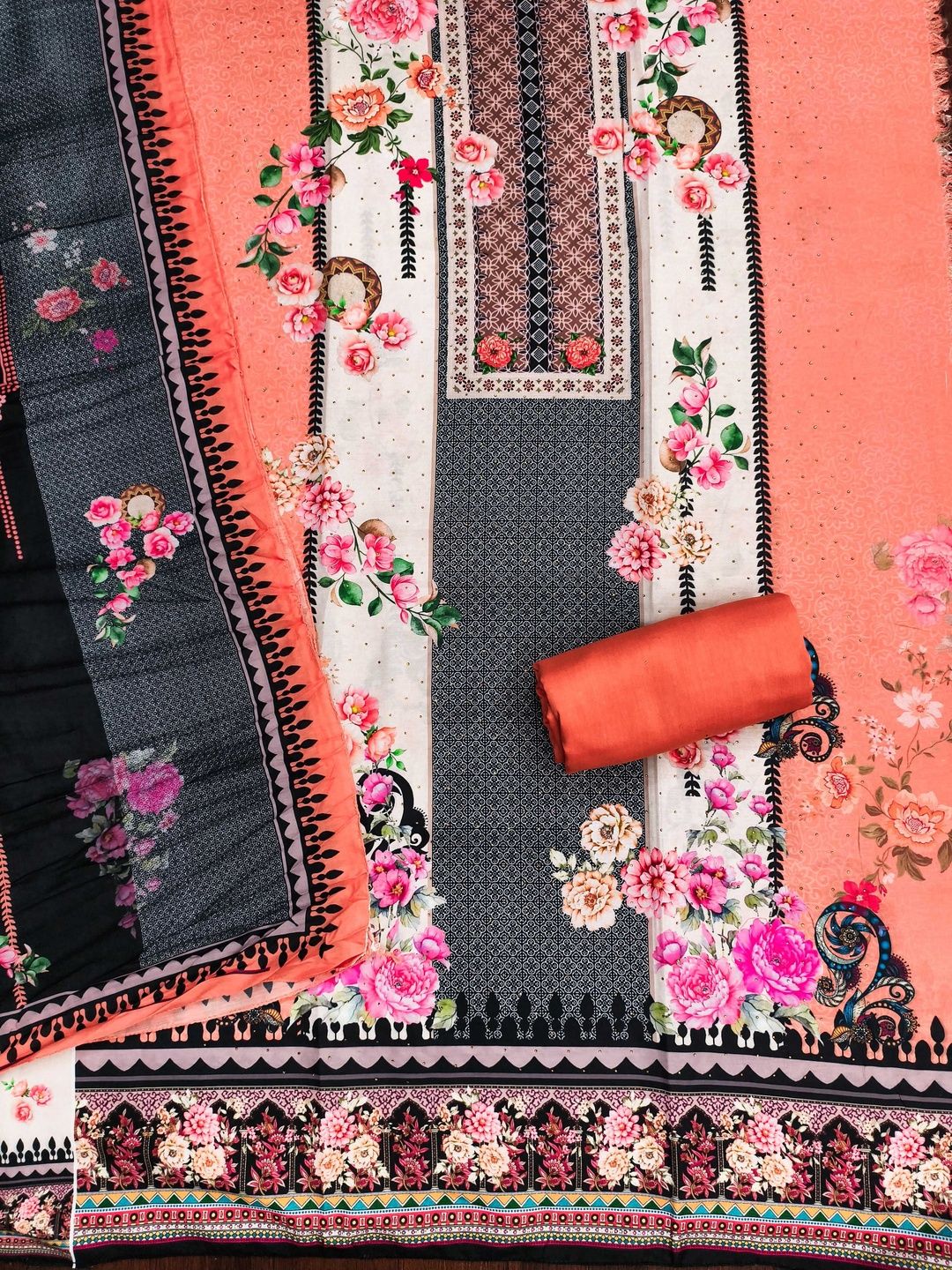 KALINI Women Cotton Blend Printed Dress Material-picture-33