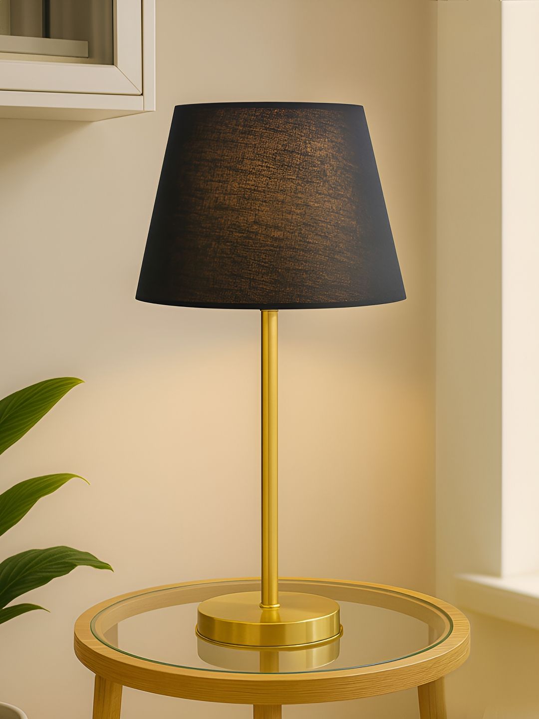 Homesake Black Metal Industrial Frusturical Shaped Table Lamp-image-33