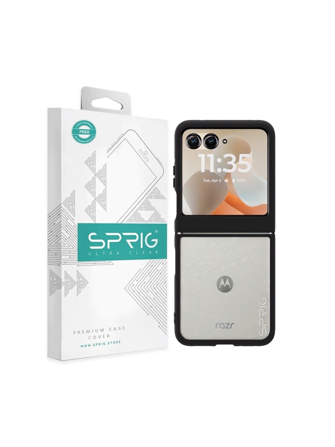 SPRIG Moto Razr 60 Translucent Back Cover-picture-26