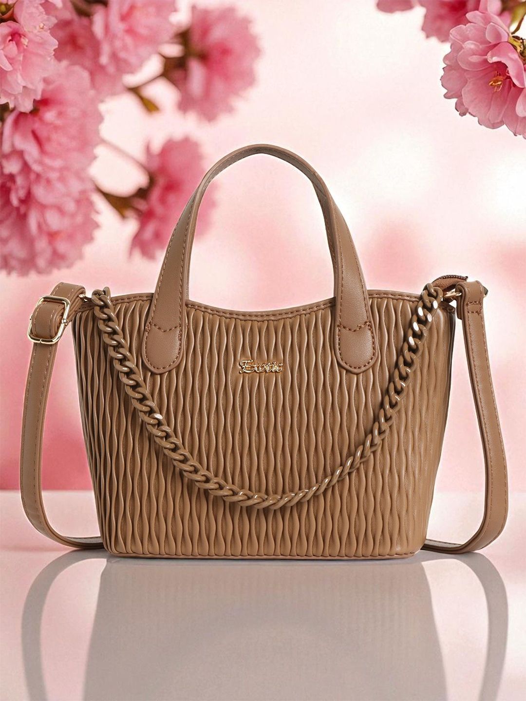 Exotic Women Textured Structured Shoulder Bag-picture-12