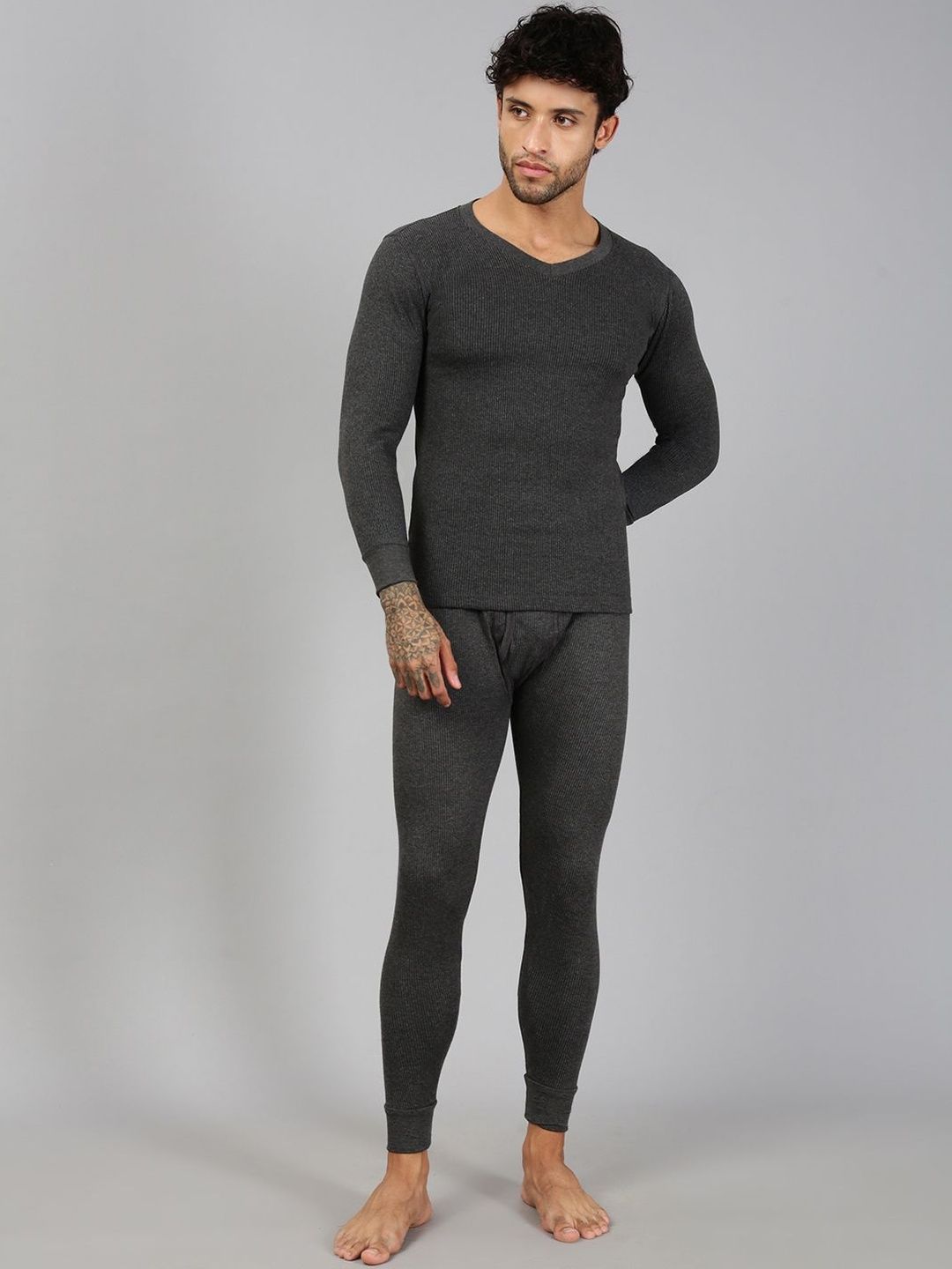 Lux Cozi V-Neck Pure Cotton Thermal Top-image-20