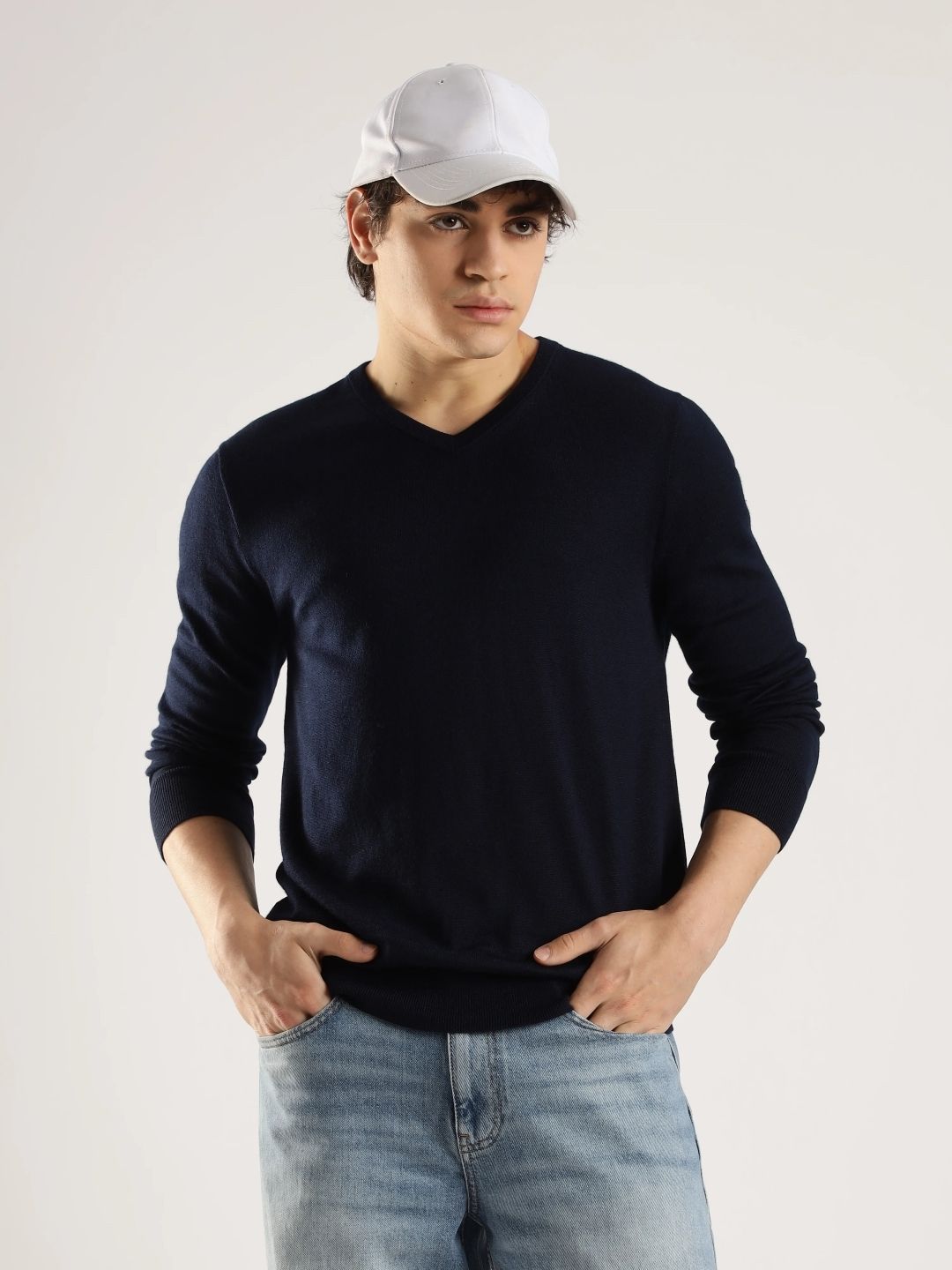 Calvin Klein Jeans Men V-Neck Pullover Sweaters-picture-34