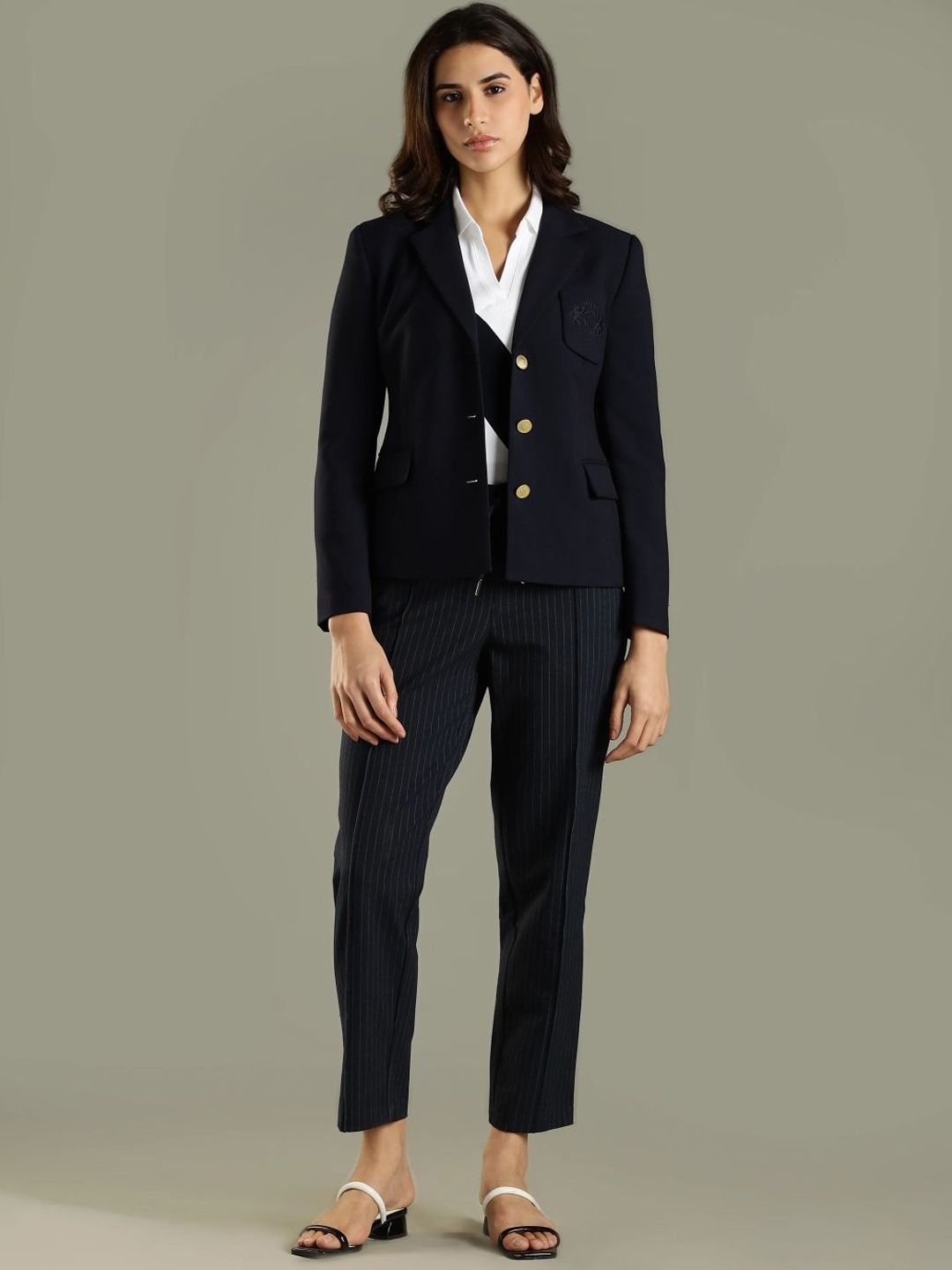 Tommy Hilfiger Notched Lapel Slim-Fit Single-Breasted Blazer-picture-10