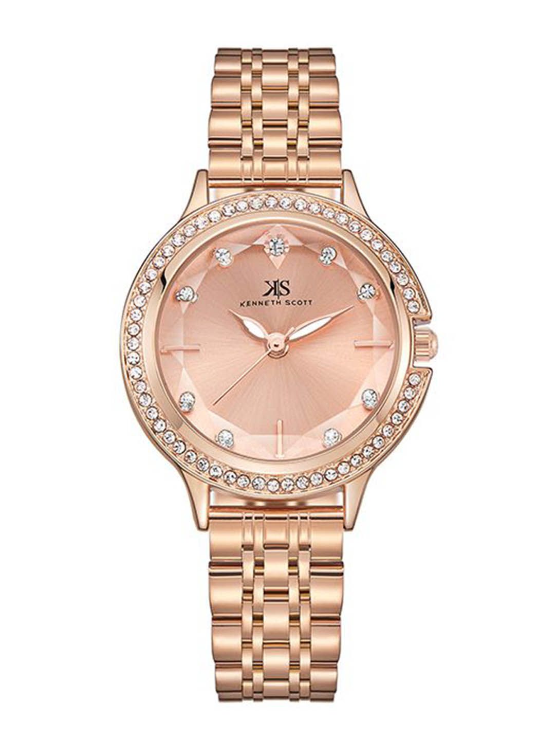 KENNETH SCOTT Women Embellished Dial & Bracelet Style Straps Analogue Watch K23521-RBKK-picture-14
