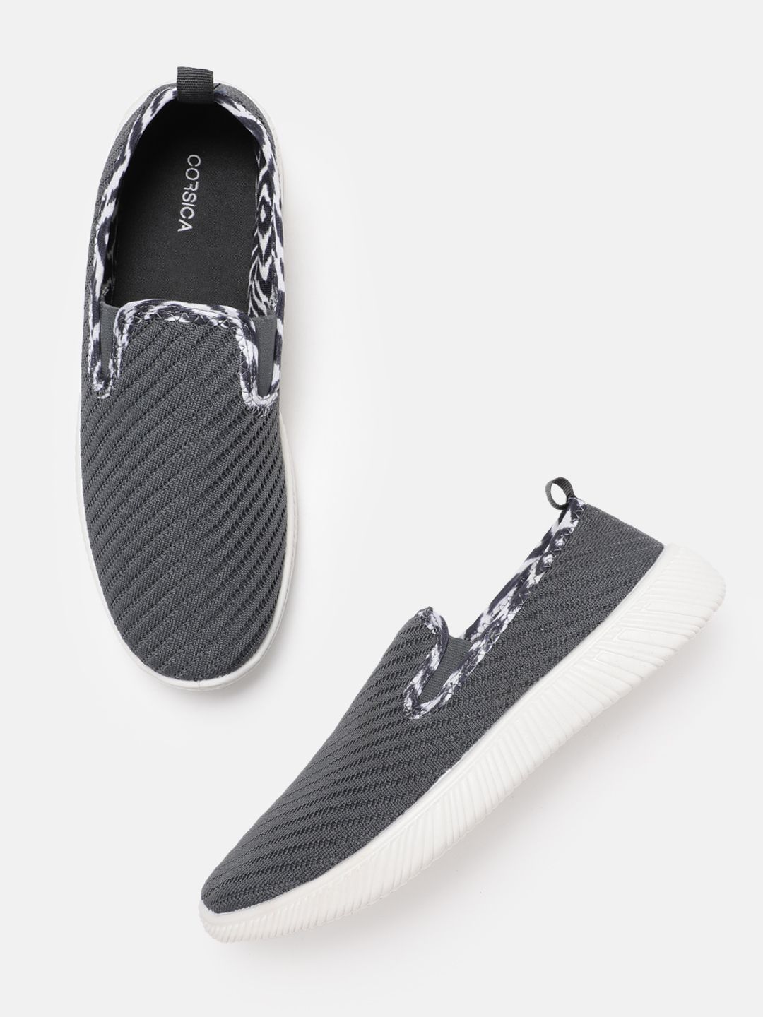 CORSICA Women Textured Slip-On Sneakers-picture-17