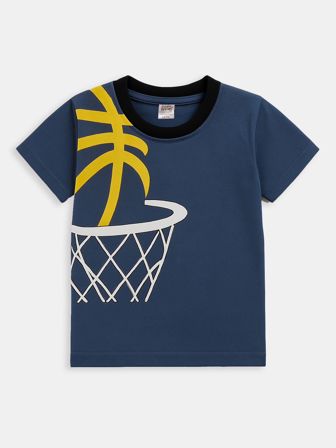 Here&Now X Game Begins Boys Graphic Printed Pure Cotton T-Shirt-picture-35