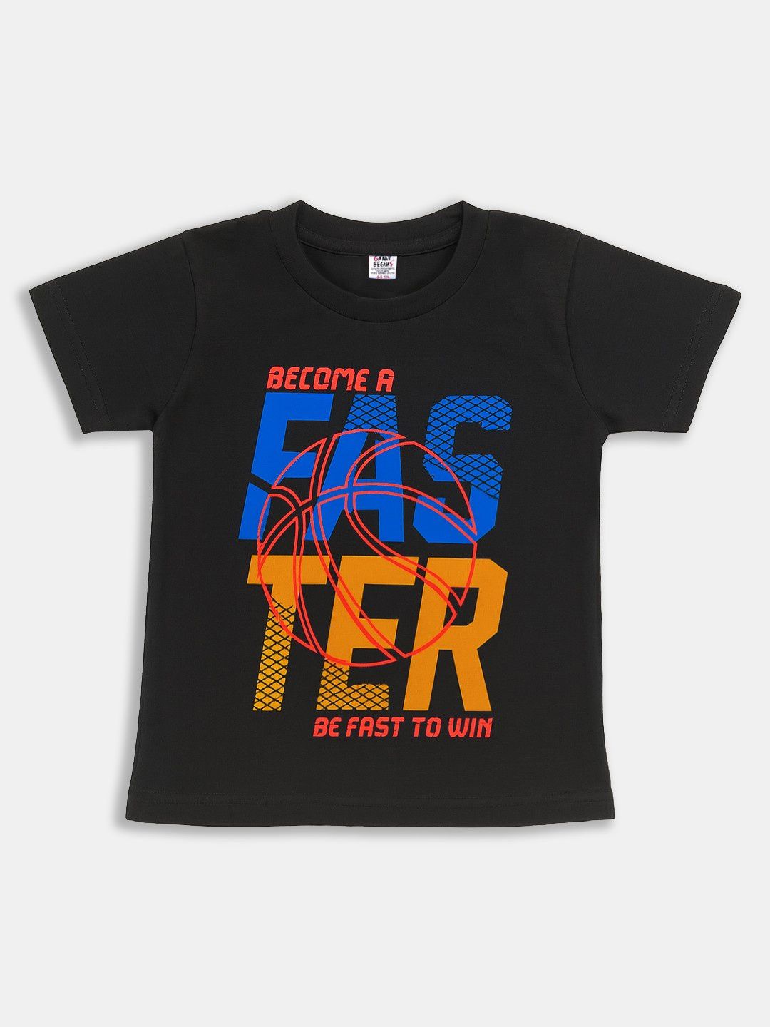 Here&Now X Game Begins Boys Typography Printed T-shirt-picture-37