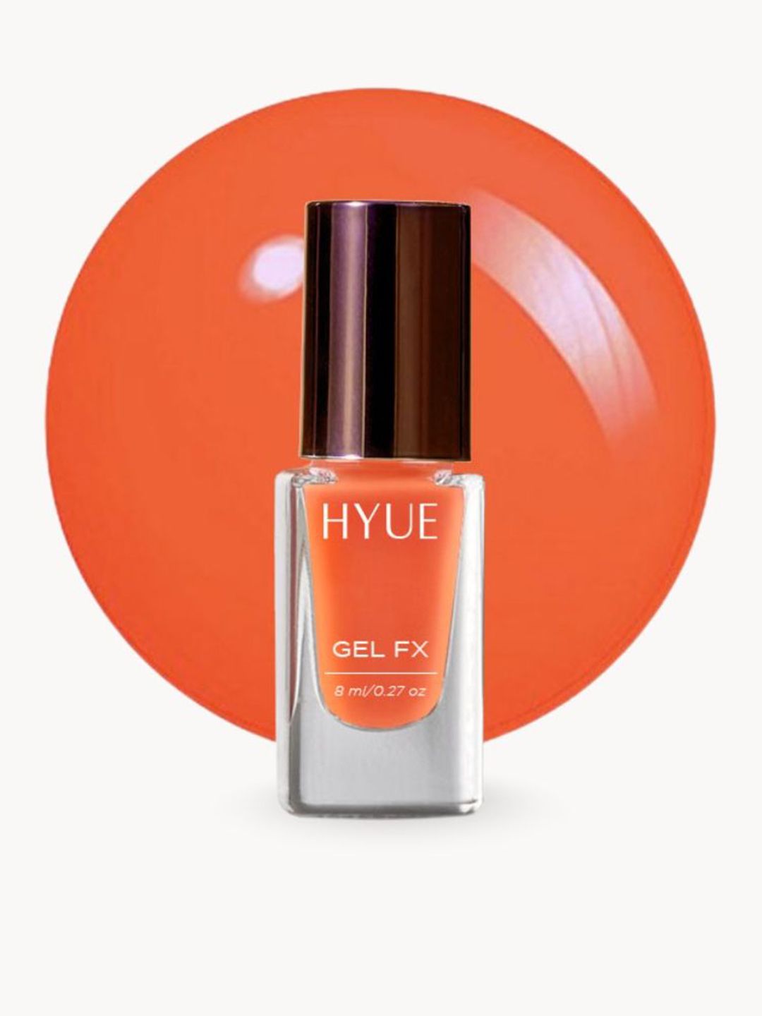 HYUE Gel FX Long Lasting High-Shine Flawless Nail Paint -8 ml - Get Peachy-picture-35