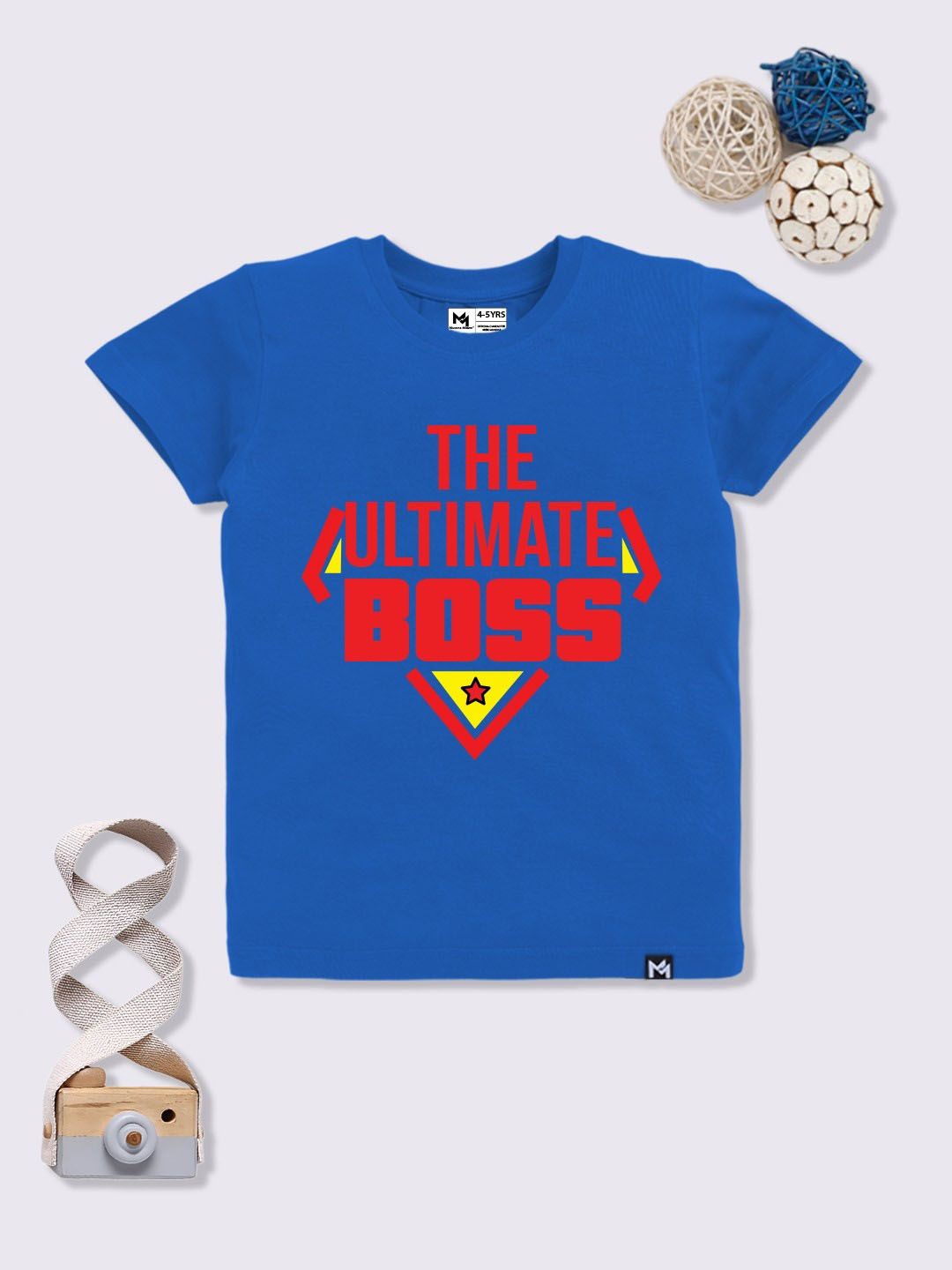 YK X Minute Mirth Boys Typography Printed T-shirt-picture-49