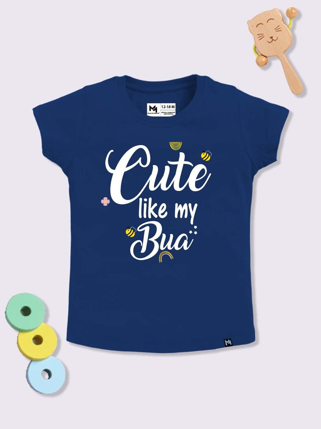 YK X Minute Mirth Girls Typography Printed Cotton T-shirt-image-6