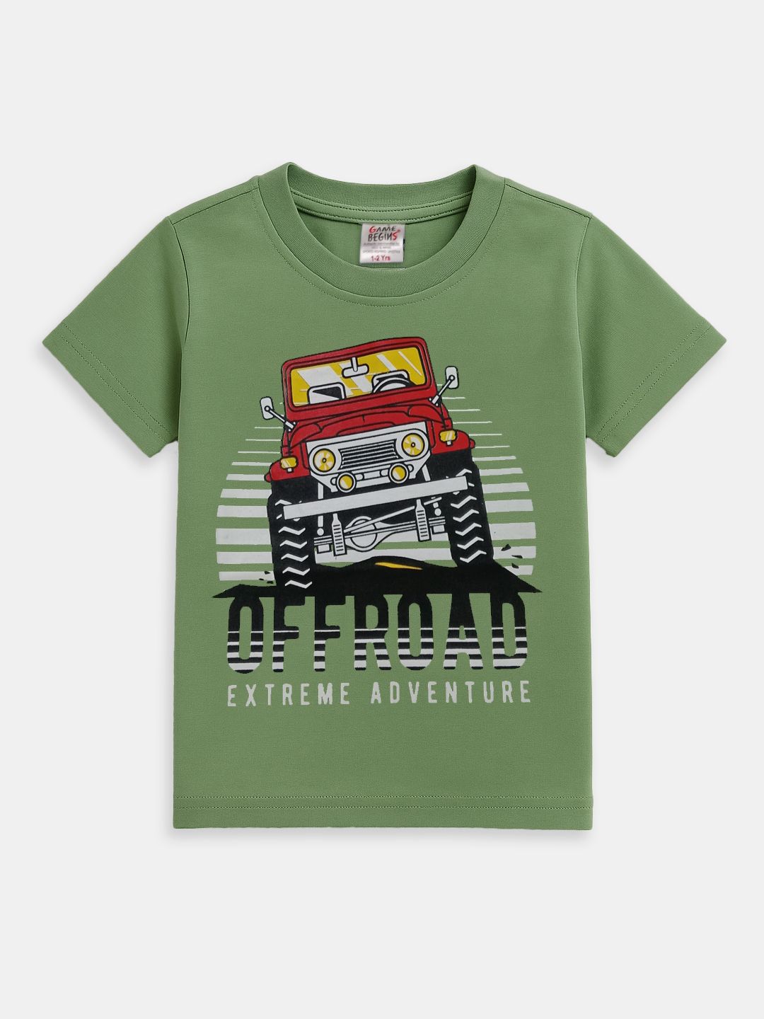 Here&Now X Game Begins Boys Graphic Printed Pure Cotton T-Shirt-picture-16