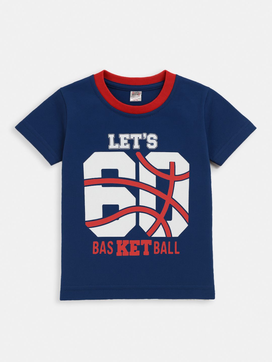 Here&Now X Game Begins Boys Typography Printed T-shirt-picture-33