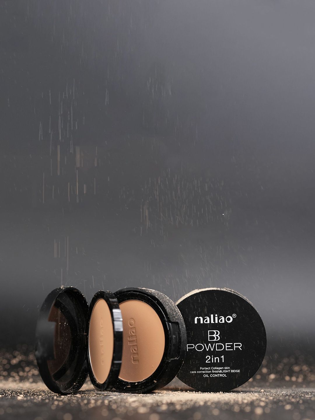 Maliao HD High Defenition BB Compact Powder - 03 Natural Beige-picture-43
