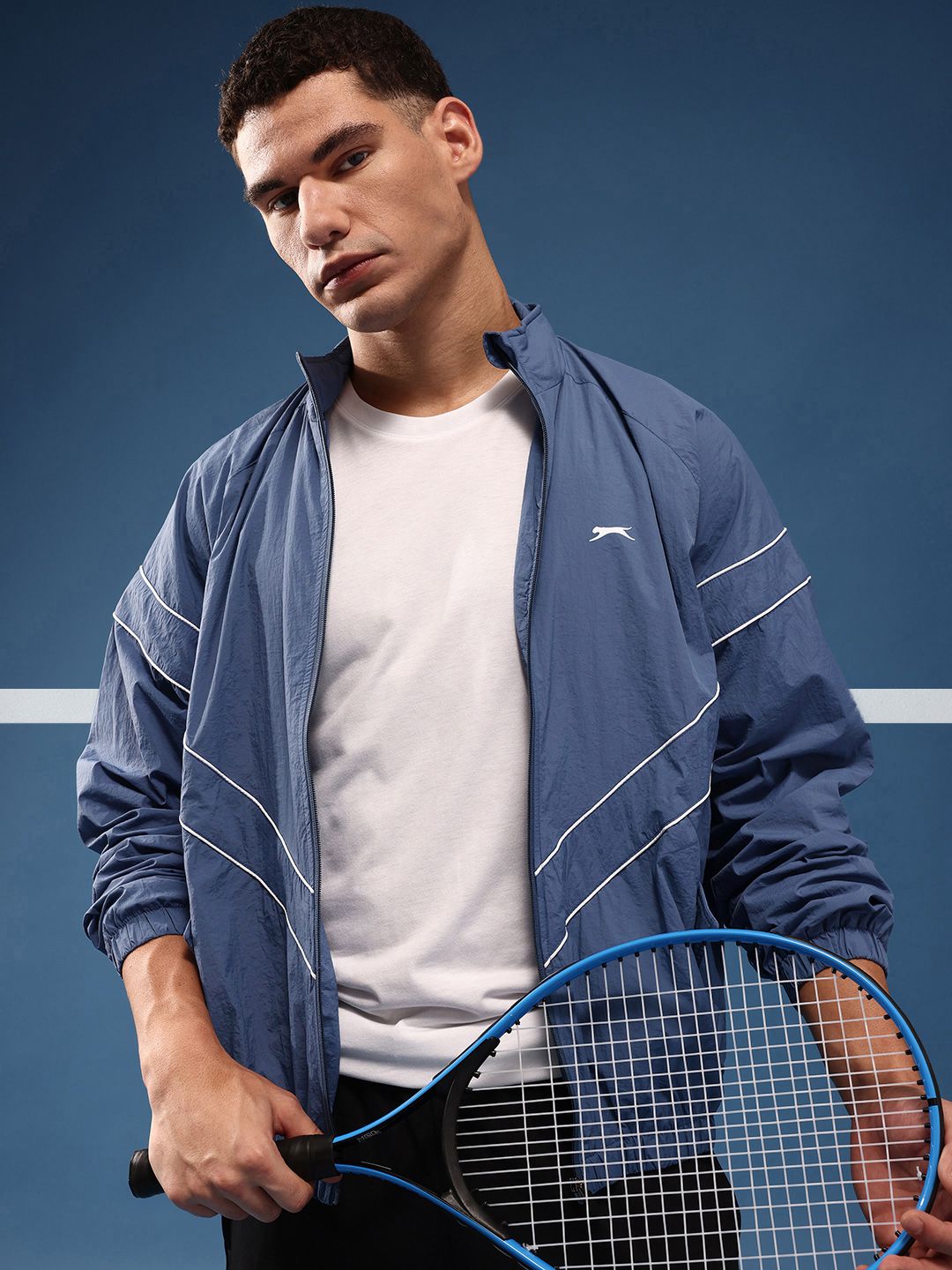 Slazenger Mock Collar Sporty Jacket-picture-45