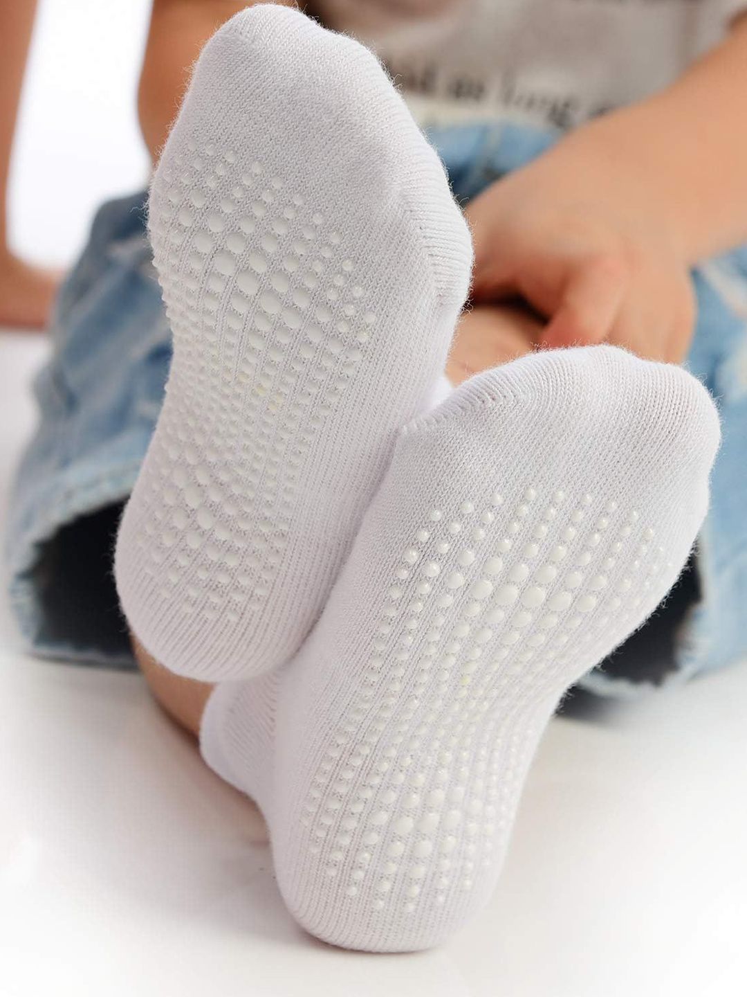 Spancia Kids Anti-Skid Ankle Length Socks-picture-56